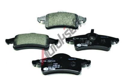 HELLA PAGID Sada brzdovch destiek HPG 8DB 355 009-891, 8DB 355 009-891