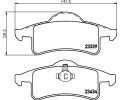 HELLA PAGID Sada brzdovch destiek HPG 8DB 355 009-891, 8DB 355 009-891
