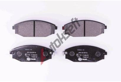 HELLA PAGID Sada brzdovch destiek HPG 8DB 355 009-961, 8DB 355 009-961