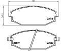 HELLA PAGID Sada brzdovch destiek HPG 8DB 355 009-961, 8DB 355 009-961