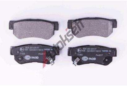 HELLA PAGID Sada brzdov�ch desti�ek HPG 8DB 355 009-971, 8DB 355 009-971