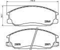 HELLA PAGID Sada brzdovch destiek HPG 8DB 355 009-991, 8DB 355 009-991