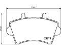 HELLA PAGID Sada brzdovch destiek HPG 8DB 355 010-021, 8DB 355 010-021