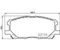 HELLA PAGID Sada brzdovch destiek HPG 8DB 355 010-071, 8DB 355 010-071