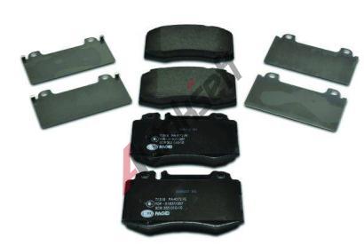 HELLA PAGID Sada brzdovch destiek HPG 8DB 355 010-101, 8DB 355 010-101