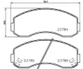 Sada brzdovch destiek HELLA PAGID ‐ HPG 8DB 355 010-131