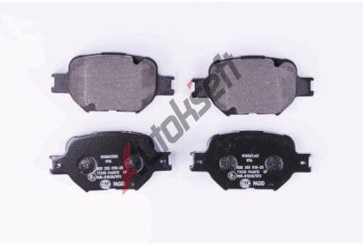 HELLA PAGID Sada brzdovch destiek HPG 8DB 355 010-201, 8DB 355 010-201