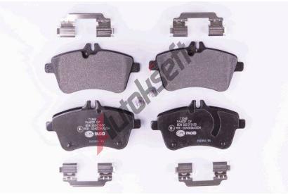 HELLA PAGID Sada brzdovch destiek HPG 8DB 355 010-331, 8DB 355 010-331