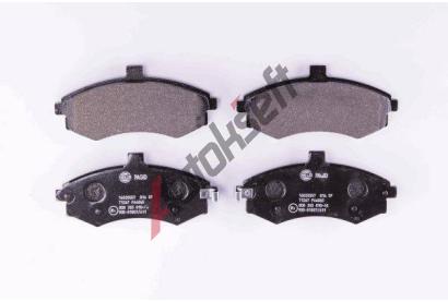 HELLA PAGID Sada brzdovch destiek HPG 8DB 355 010-481, 8DB 355 010-481