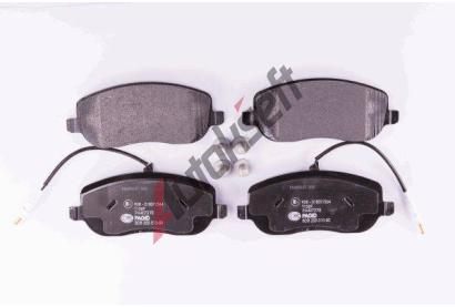 HELLA PAGID Sada brzdovch destiek HPG 8DB 355 010-501, 8DB 355 010-501