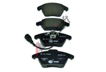 HELLA PAGID Sada brzdovch destiek HPG 8DB 355 010-581, 8DB 355 010-581
