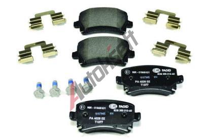 HELLA PAGID Sada brzdovch destiek HPG 8DB 355 010-601, 8DB 355 010-601