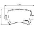 HELLA PAGID Sada brzdovch destiek HPG 8DB 355 010-601, 8DB 355 010-601