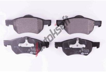 HELLA PAGID Sada brzdovch destiek HPG 8DB 355 010-641, 8DB 355 010-641