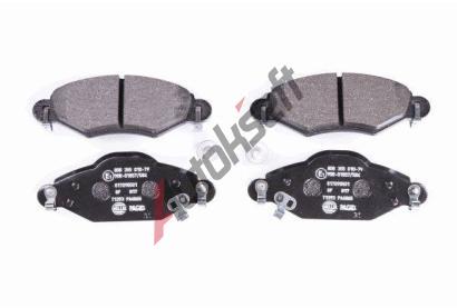 HELLA PAGID Sada brzdovch destiek HPG 8DB 355 010-791, 8DB 355 010-791