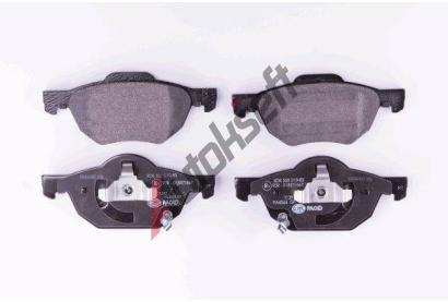 HELLA PAGID Sada brzdovch destiek HPG 8DB 355 010-831, 8DB 355 010-831