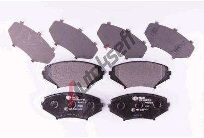HELLA PAGID Sada brzdovch destiek HPG 8DB 355 010-881, 8DB 355 010-881