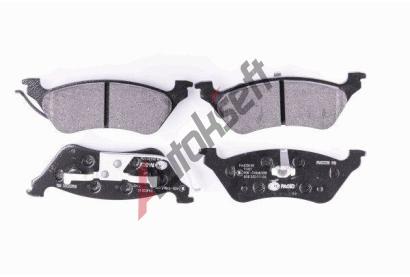 HELLA PAGID Sada brzdovch destiek HPG 8DB 355 011-061, 8DB 355 011-061