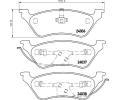 HELLA PAGID Sada brzdovch destiek HPG 8DB 355 011-061, 8DB 355 011-061
