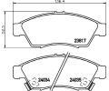 HELLA PAGID Sada brzdovch destiek HPG 8DB 355 011-081, 8DB 355 011-081