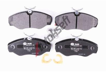 HELLA PAGID Sada brzdovch destiek HPG 8DB 355 011-091, 8DB 355 011-091