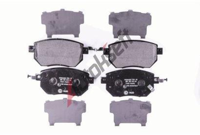 HELLA PAGID Sada brzdovch destiek HPG 8DB 355 011-101, 8DB 355 011-101