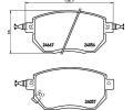 HELLA PAGID Sada brzdovch destiek HPG 8DB 355 011-101, 8DB 355 011-101