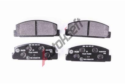 HELLA PAGID Sada brzdovch destiek HPG 8DB 355 011-131, 8DB 355 011-131