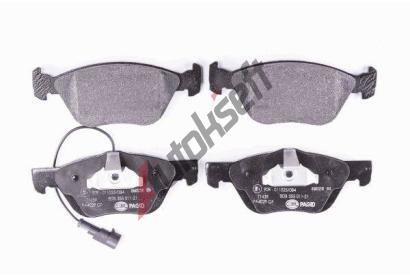 HELLA PAGID Sada brzdovch destiek HPG 8DB 355 011-211, 8DB 355 011-211