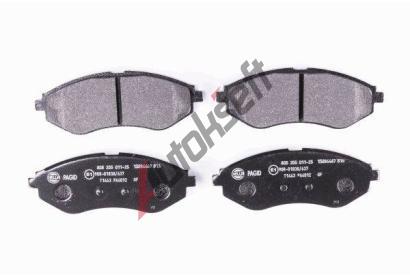 HELLA PAGID Sada brzdovch destiek HPG 8DB 355 011-251, 8DB 355 011-251