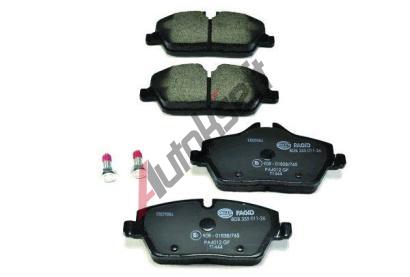 HELLA PAGID Sada brzdových destiček HPG 8DB 355 011-261, 8DB 355 011-261 HELLA PAGID Sada brzdových destiček HPG 8DB 355 011-261, 8DB 355 011-261