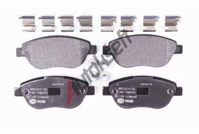 HELLA PAGID Sada brzdovch destiek HPG 8DB 355 011-331, 8DB 355 011-331
