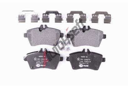 HELLA PAGID Sada brzdovch destiek HPG 8DB 355 011-371, 8DB 355 011-371
