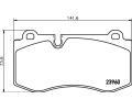 HELLA PAGID Sada brzdovch destiek HPG 8DB 355 011-401, 8DB 355 011-401