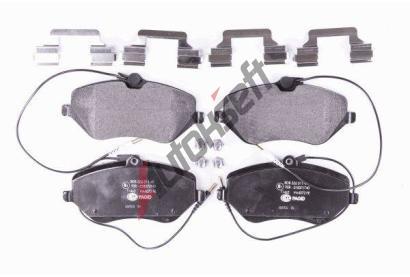 HELLA PAGID Sada brzdovch destiek HPG 8DB 355 011-491, 8DB 355 011-491