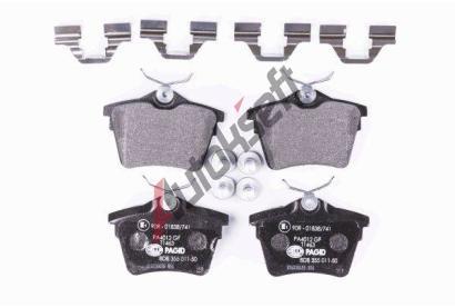 HELLA PAGID Sada brzdovch destiek HPG 8DB 355 011-501, 8DB 355 011-501