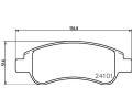 HELLA PAGID Sada brzdovch destiek HPG 8DB 355 011-521, 8DB 355 011-521