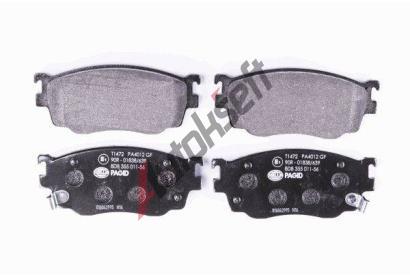 HELLA PAGID Sada brzdovch destiek HPG 8DB 355 011-561, 8DB 355 011-561