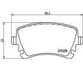 HELLA PAGID Sada brzdovch destiek HPG 8DB 355 011-641, 8DB 355 011-641