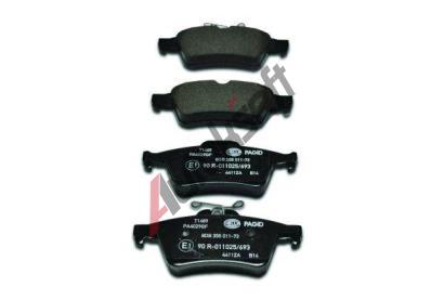 HELLA PAGID Sada brzdovch destiek HPG 8DB 355 011-731, 8DB 355 011-731