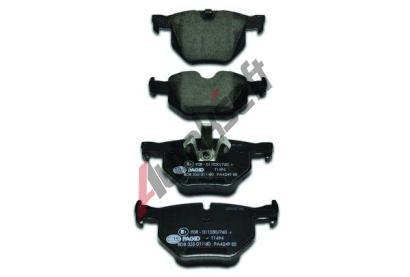 HELLA PAGID Sada brzdovch destiek HPG 8DB 355 011-801, 8DB 355 011-801