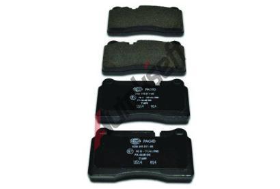 HELLA PAGID Sada brzdových destiček HPG 8DB 355 011-851, 8DB 355 011-851 HELLA PAGID Sada brzdových destiček HPG 8DB 355 011-851, 8DB 355 011-851