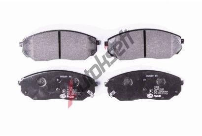 HELLA PAGID Sada brzdovch destiek HPG 8DB 355 011-931, 8DB 355 011-931