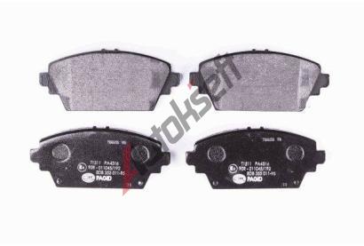 HELLA PAGID Sada brzdovch destiek HPG 8DB 355 011-951, 8DB 355 011-951