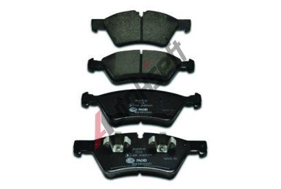 HELLA PAGID Sada brzdov�ch desti�ek HPG 8DB 355 012-011, 8DB 355 012-011