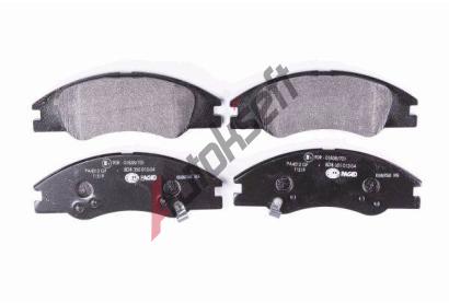 HELLA PAGID Sada brzdovch destiek HPG 8DB 355 012-041, 8DB 355 012-041