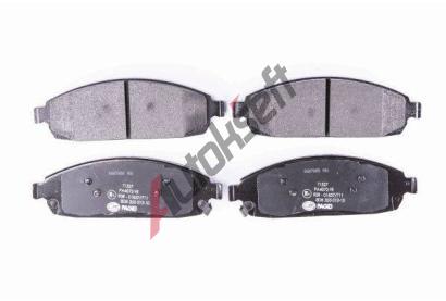 HELLA PAGID Sada brzdovch destiek HPG 8DB 355 012-101, 8DB 355 012-101