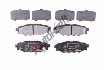 HELLA PAGID Sada brzdovch destiek HPG 8DB 355 012-261, 8DB 355 012-261
