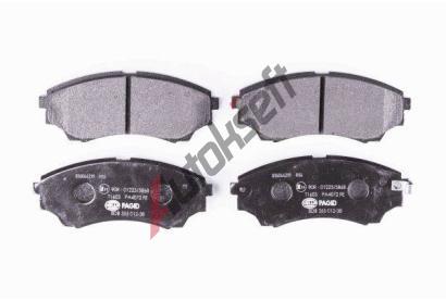 HELLA PAGID Sada brzdovch destiek HPG 8DB 355 012-381, 8DB 355 012-381