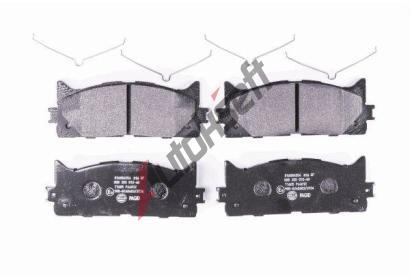 HELLA PAGID Sada brzdovch destiek HPG 8DB 355 012-401, 8DB 355 012-401